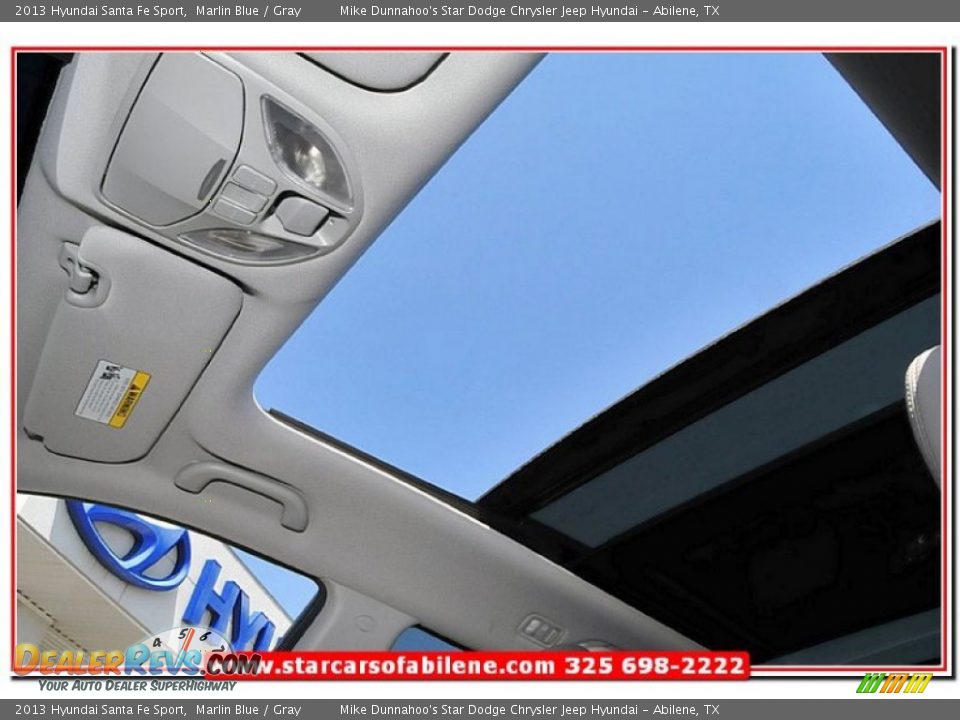 2013 Hyundai Santa Fe Sport Marlin Blue / Gray Photo #20