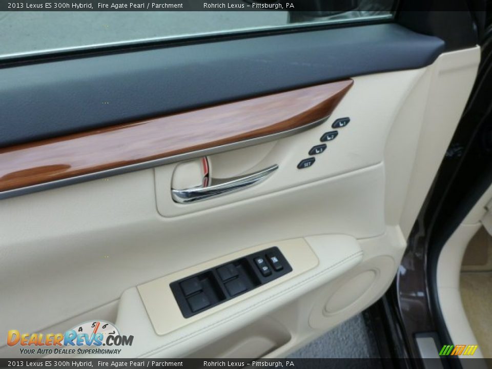 2013 Lexus ES 300h Hybrid Fire Agate Pearl / Parchment Photo #14