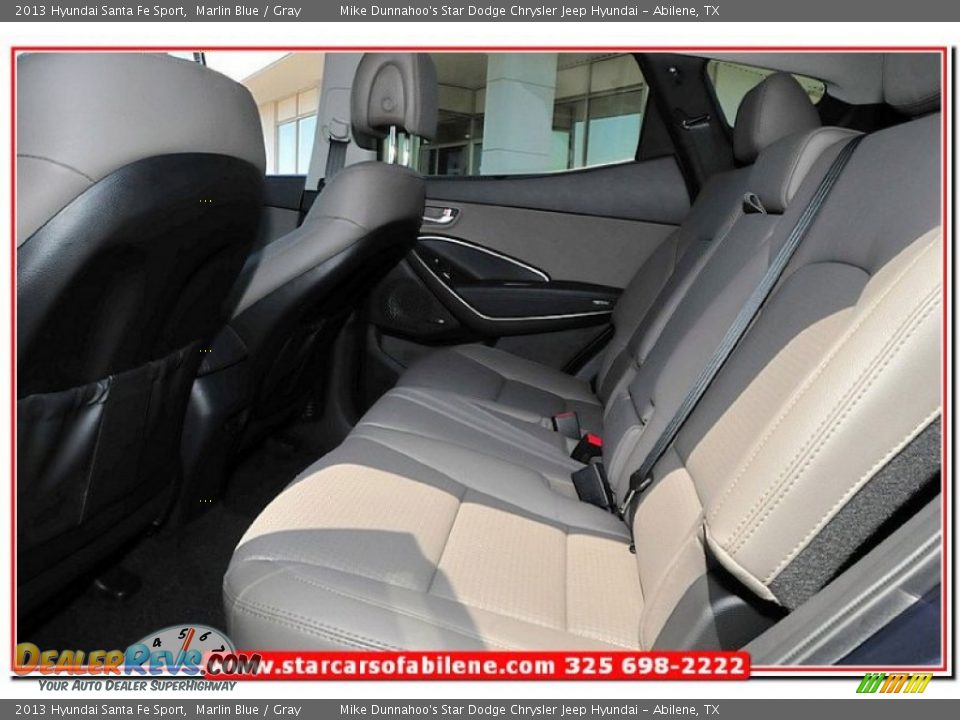 2013 Hyundai Santa Fe Sport Marlin Blue / Gray Photo #22