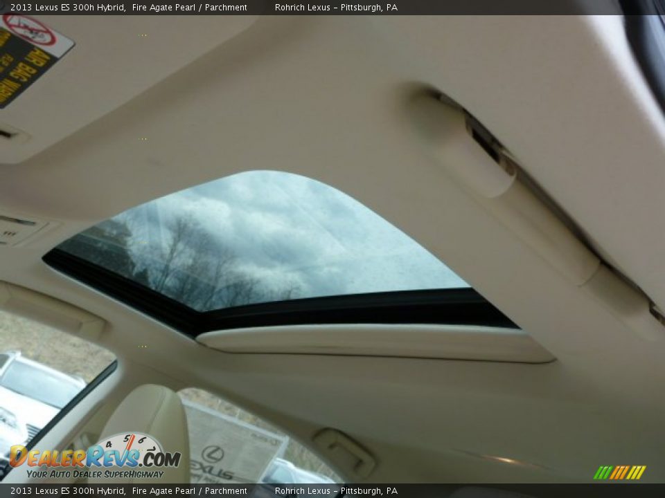 2013 Lexus ES 300h Hybrid Fire Agate Pearl / Parchment Photo #15