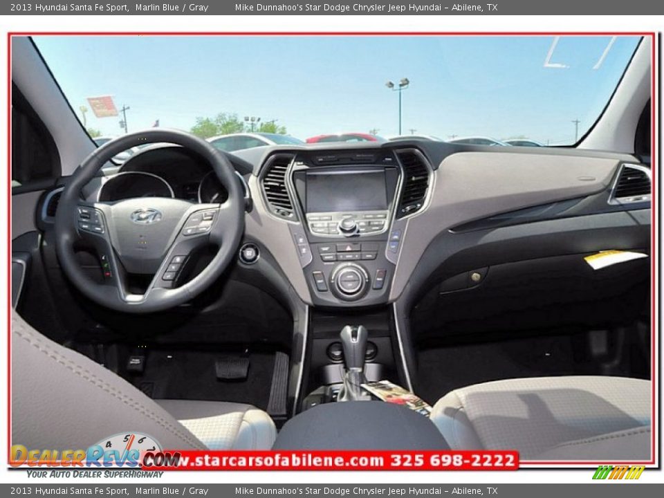 2013 Hyundai Santa Fe Sport Marlin Blue / Gray Photo #23