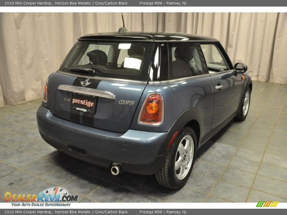 2010 Mini Cooper Hardtop Horizon Blue Metallic / Grey/Carbon Black Photo #15