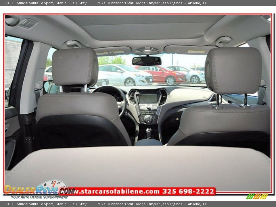 2013 Hyundai Santa Fe Sport Marlin Blue / Gray Photo #24