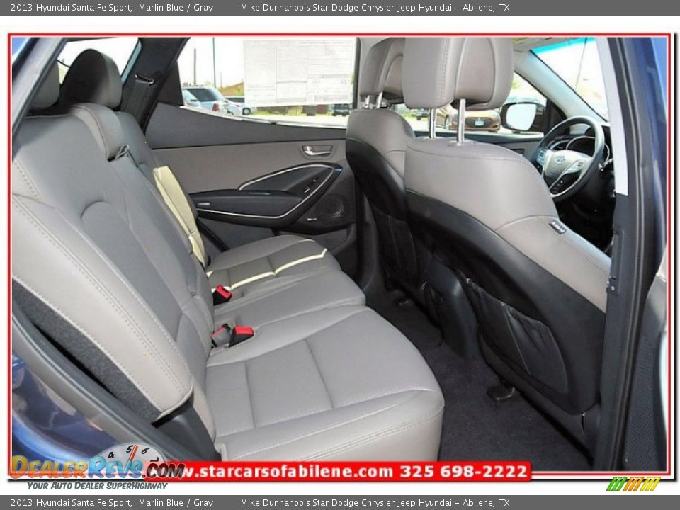 2013 Hyundai Santa Fe Sport Marlin Blue / Gray Photo #26