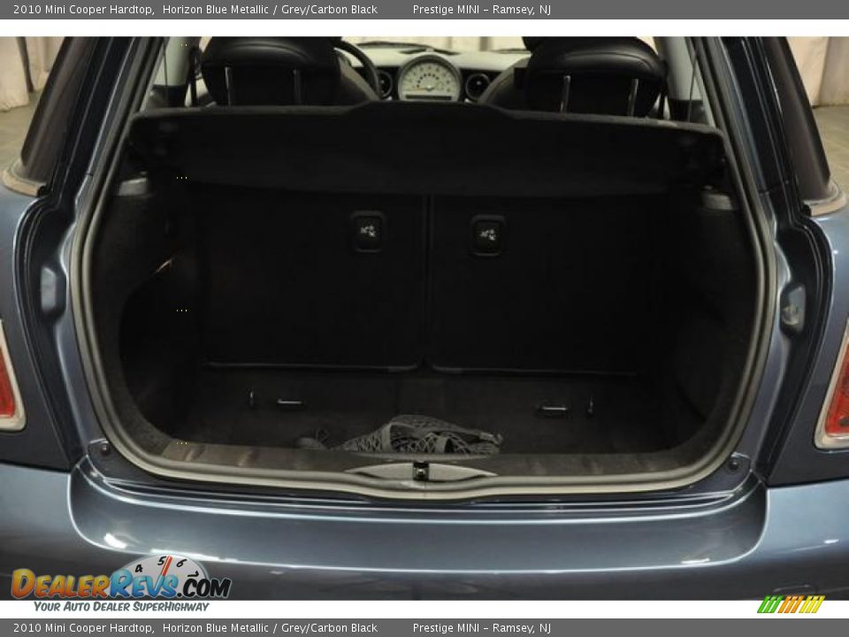 2010 Mini Cooper Hardtop Horizon Blue Metallic / Grey/Carbon Black Photo #19