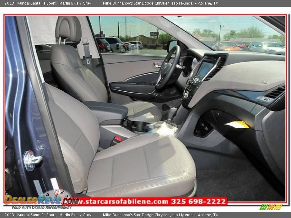 2013 Hyundai Santa Fe Sport Marlin Blue / Gray Photo #27