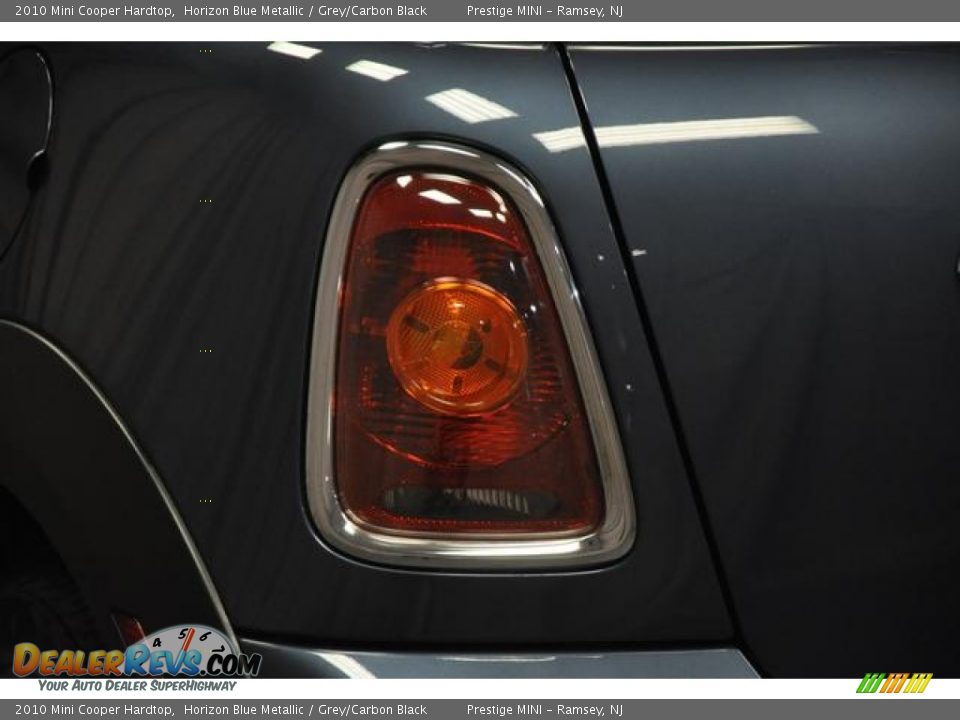 2010 Mini Cooper Hardtop Horizon Blue Metallic / Grey/Carbon Black Photo #21
