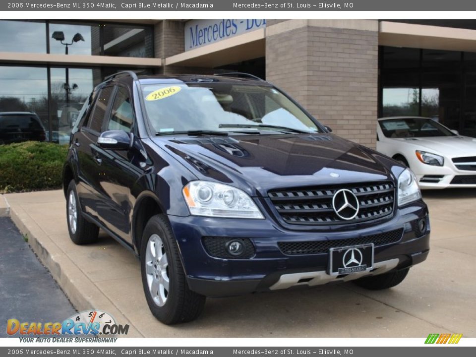 2006 Mercedes-Benz ML 350 4Matic Capri Blue Metallic / Macadamia Photo #1