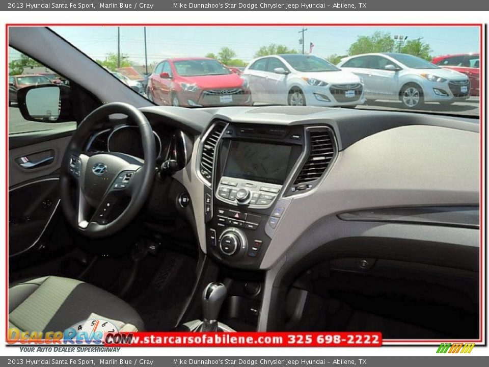 2013 Hyundai Santa Fe Sport Marlin Blue / Gray Photo #30