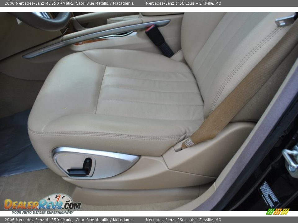 2006 Mercedes-Benz ML 350 4Matic Capri Blue Metallic / Macadamia Photo #4