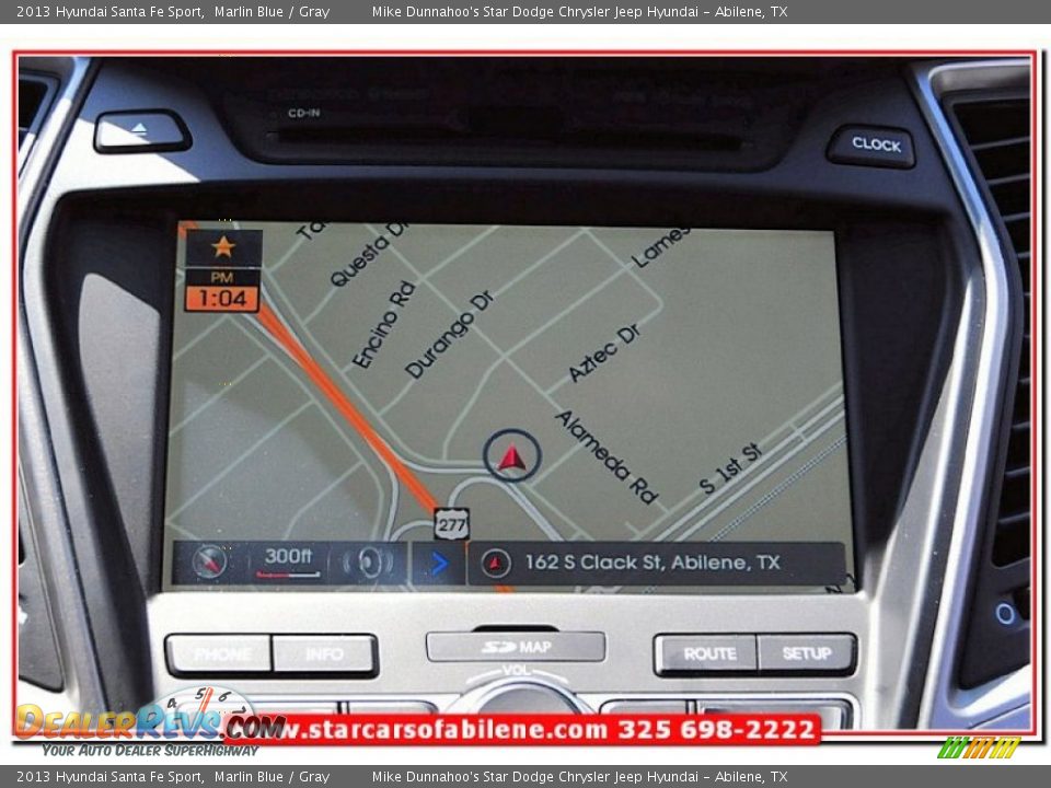 2013 Hyundai Santa Fe Sport Marlin Blue / Gray Photo #32