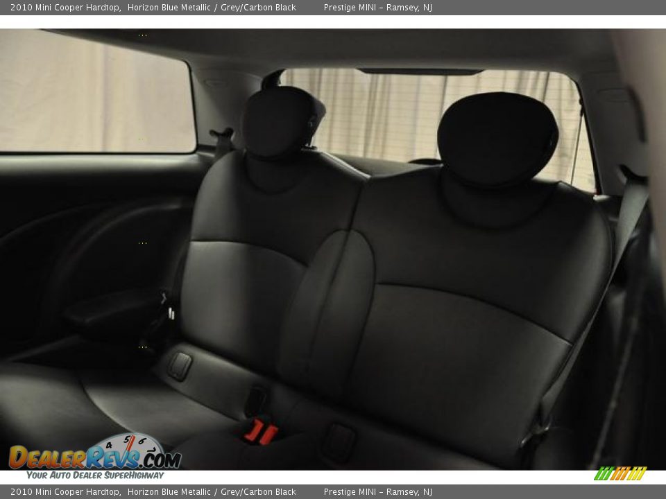 2010 Mini Cooper Hardtop Horizon Blue Metallic / Grey/Carbon Black Photo #27