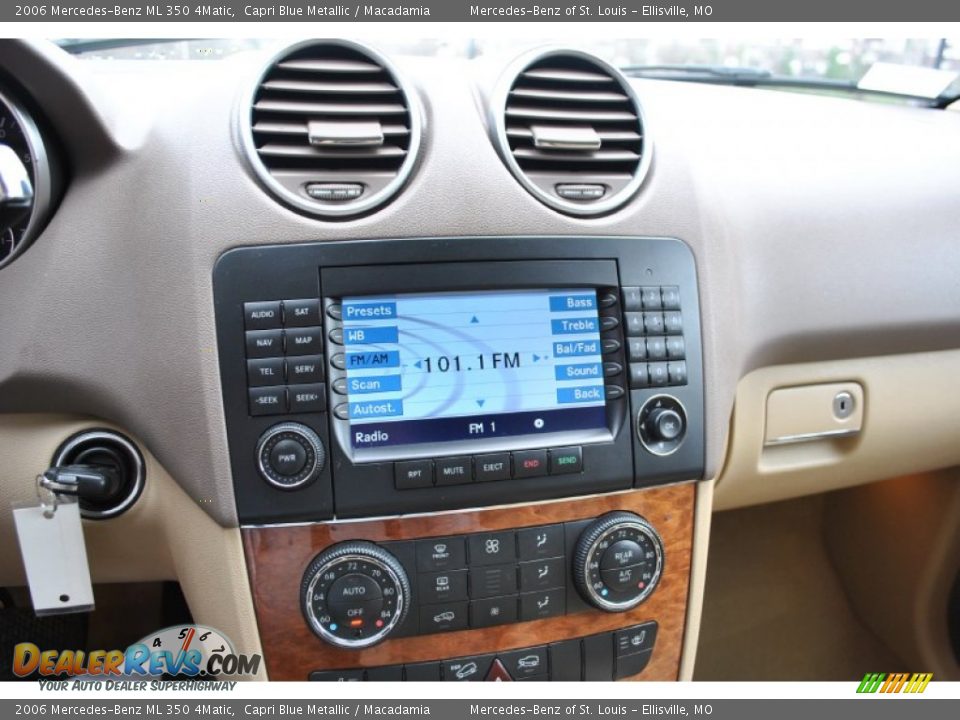 2006 Mercedes-Benz ML 350 4Matic Capri Blue Metallic / Macadamia Photo #5