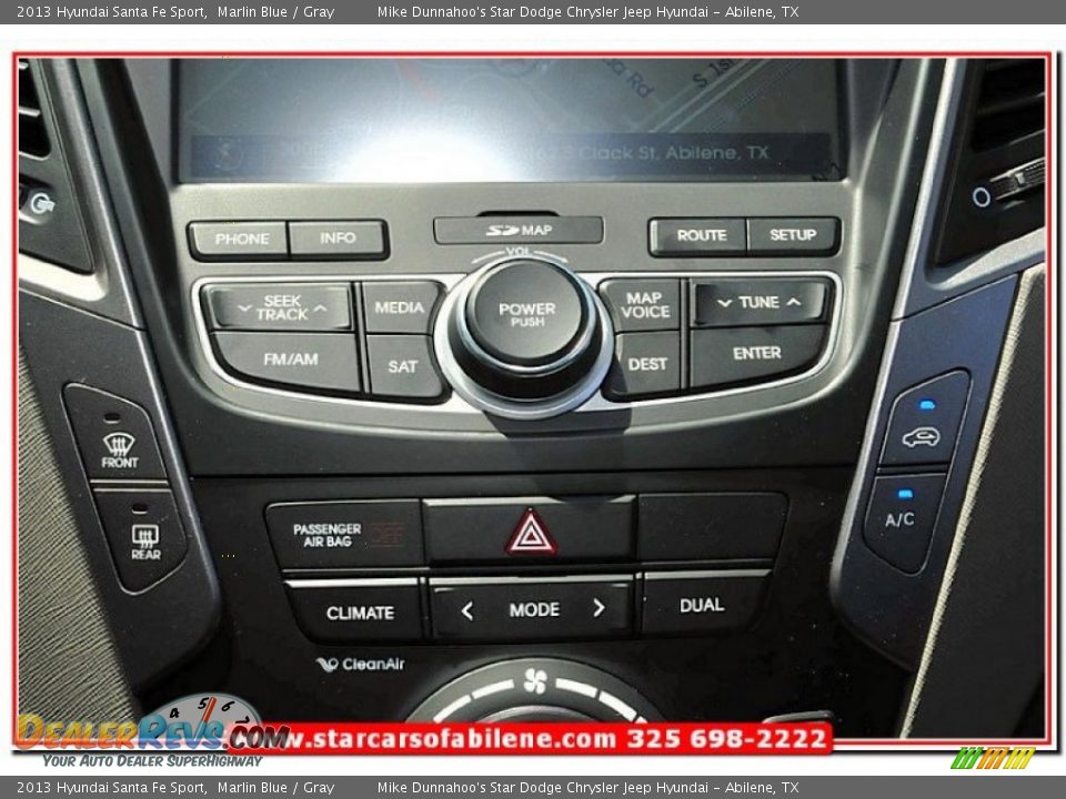 2013 Hyundai Santa Fe Sport Marlin Blue / Gray Photo #34