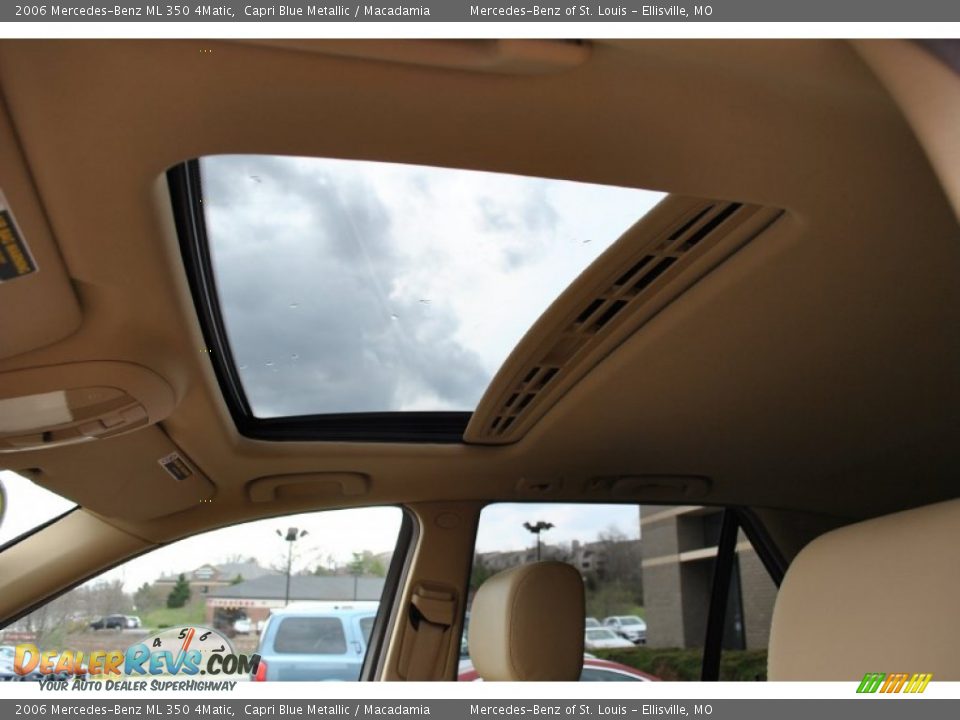 2006 Mercedes-Benz ML 350 4Matic Capri Blue Metallic / Macadamia Photo #6