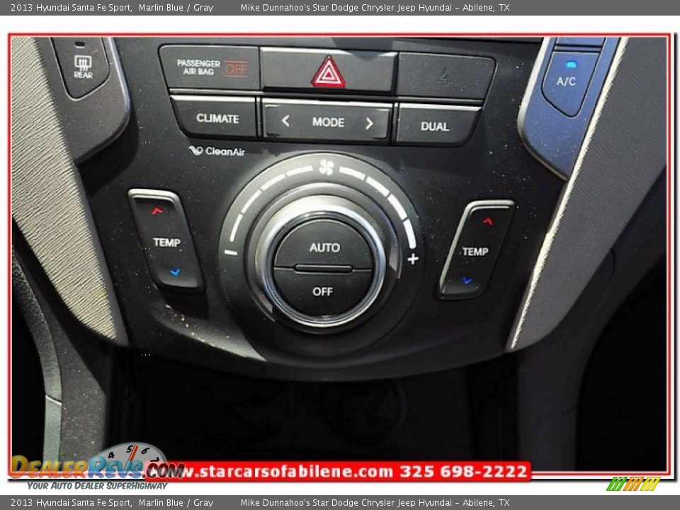 2013 Hyundai Santa Fe Sport Marlin Blue / Gray Photo #35