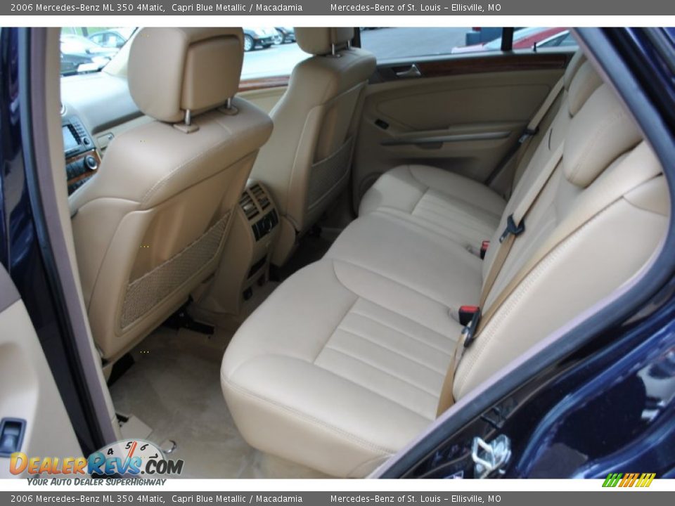 2006 Mercedes-Benz ML 350 4Matic Capri Blue Metallic / Macadamia Photo #8