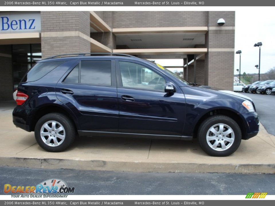 2006 Mercedes-Benz ML 350 4Matic Capri Blue Metallic / Macadamia Photo #9