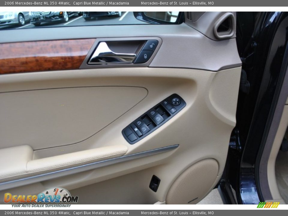 2006 Mercedes-Benz ML 350 4Matic Capri Blue Metallic / Macadamia Photo #12