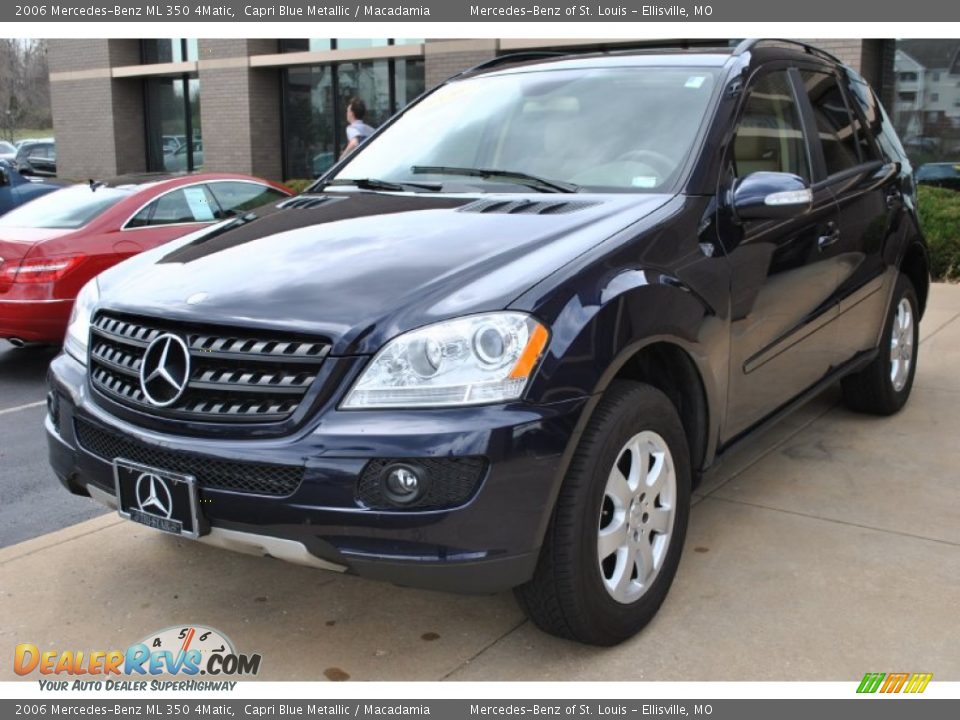 2006 Mercedes-Benz ML 350 4Matic Capri Blue Metallic / Macadamia Photo #13