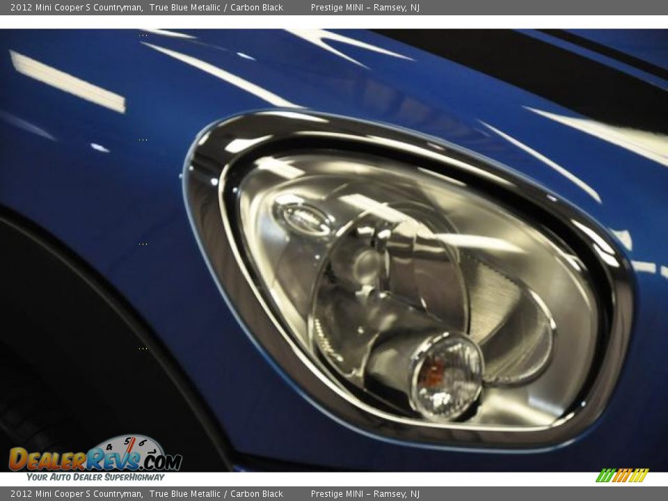 2012 Mini Cooper S Countryman True Blue Metallic / Carbon Black Photo #5