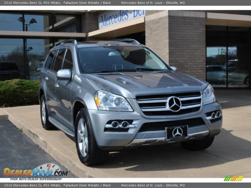 2010 Mercedes-Benz GL 450 4Matic Palladium Silver Metallic / Black Photo #1