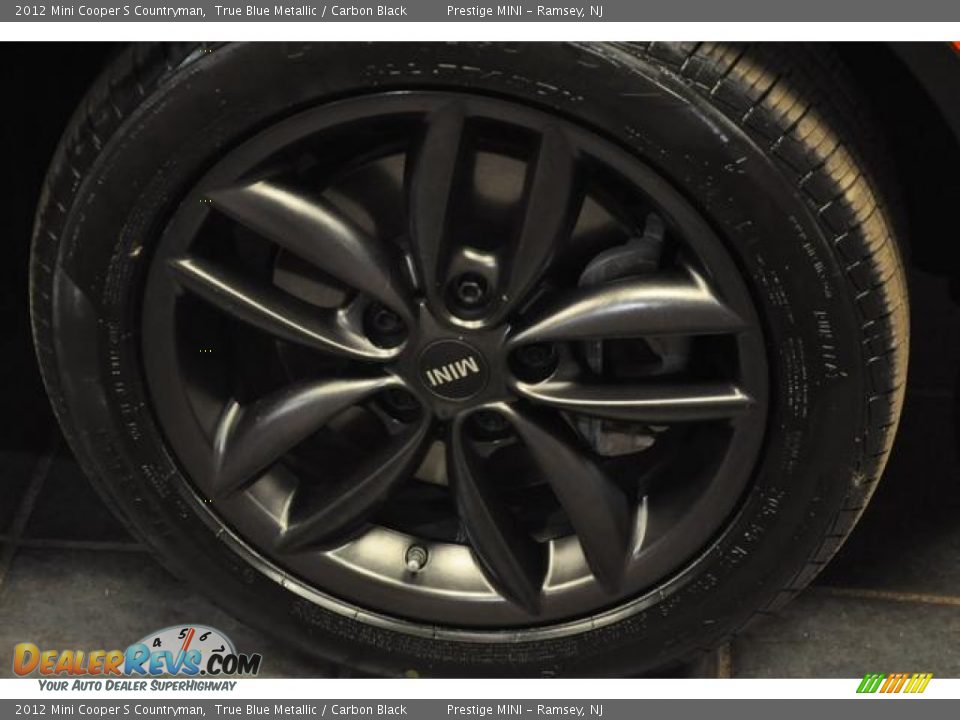 2012 Mini Cooper S Countryman True Blue Metallic / Carbon Black Photo #6