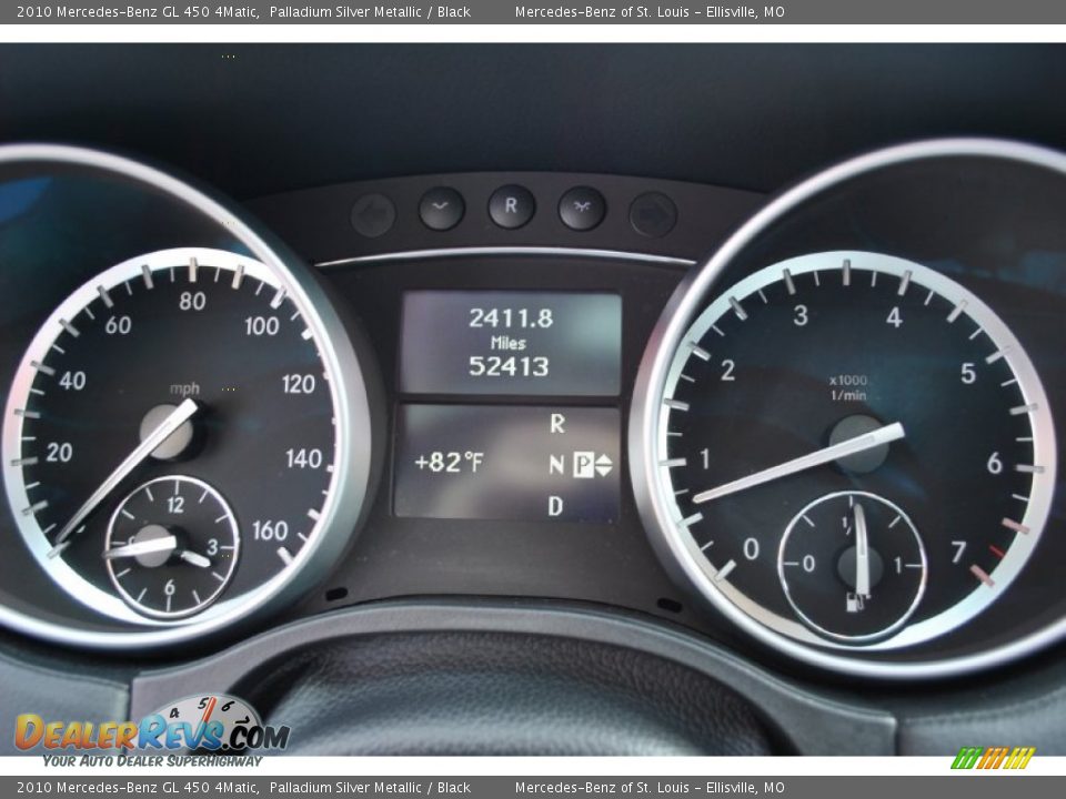 2010 Mercedes-Benz GL 450 4Matic Palladium Silver Metallic / Black Photo #2