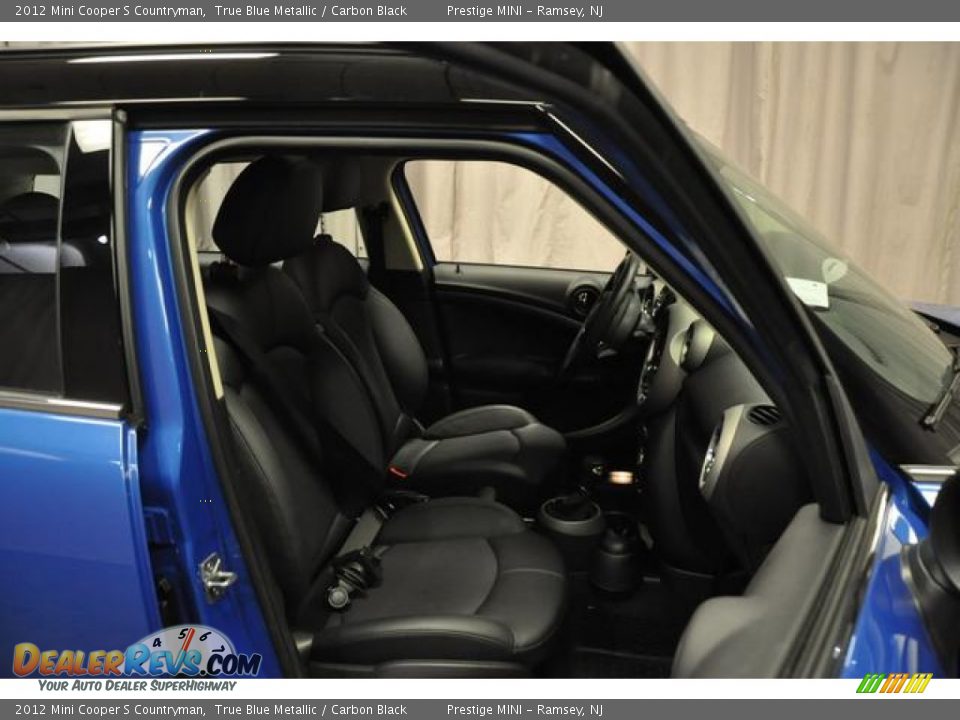 2012 Mini Cooper S Countryman True Blue Metallic / Carbon Black Photo #7