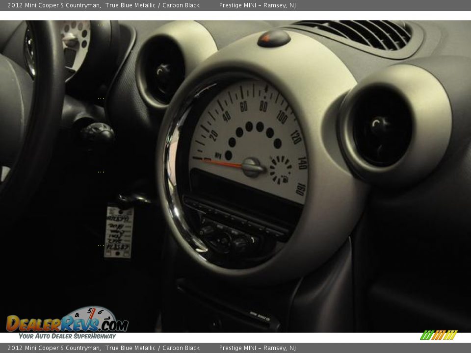 2012 Mini Cooper S Countryman True Blue Metallic / Carbon Black Photo #11