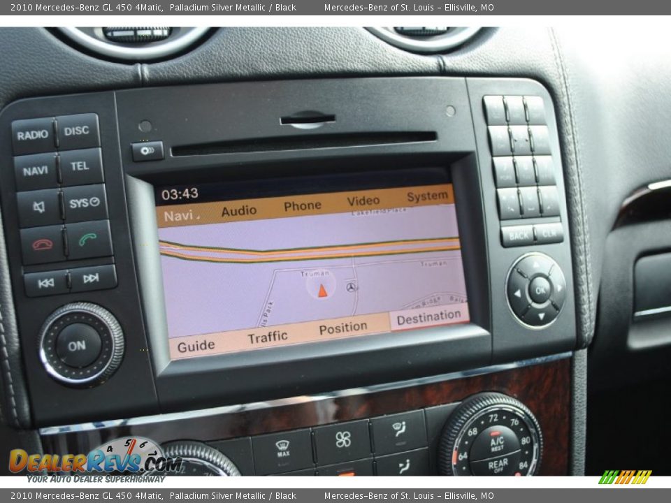 2010 Mercedes-Benz GL 450 4Matic Palladium Silver Metallic / Black Photo #7