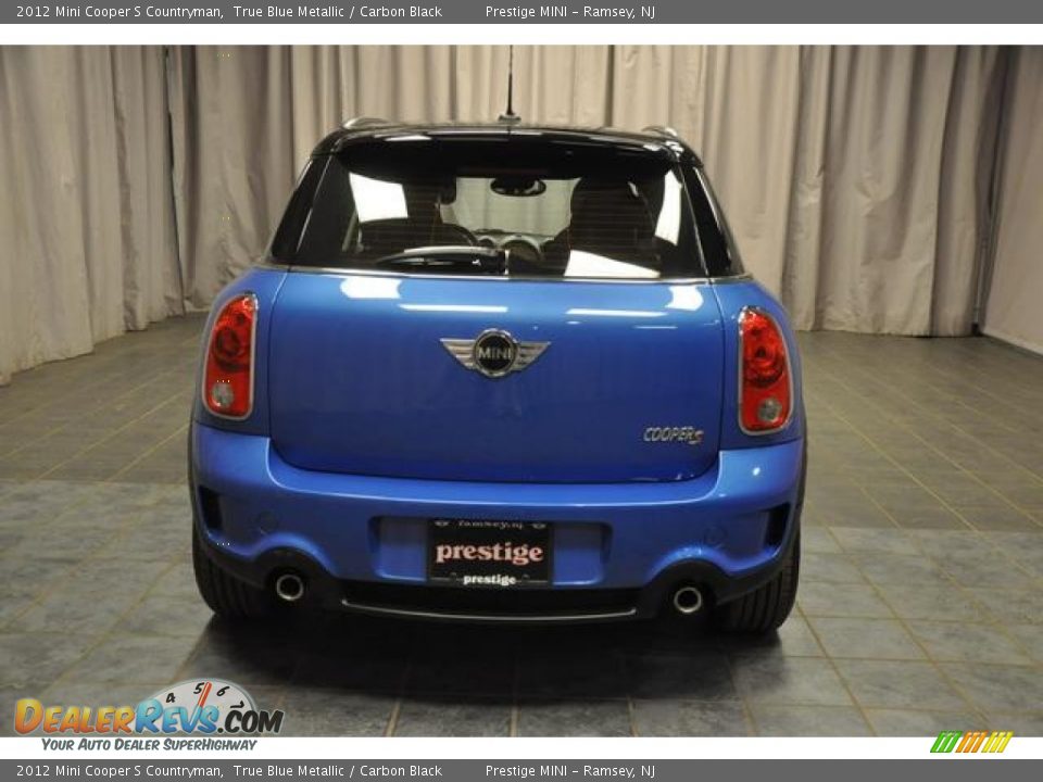2012 Mini Cooper S Countryman True Blue Metallic / Carbon Black Photo #15