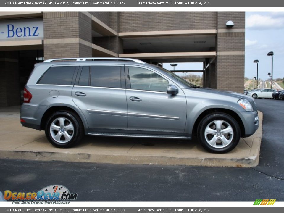 2010 Mercedes-Benz GL 450 4Matic Palladium Silver Metallic / Black Photo #9
