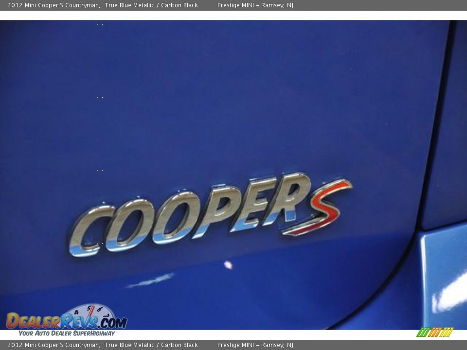 2012 Mini Cooper S Countryman True Blue Metallic / Carbon Black Photo #17