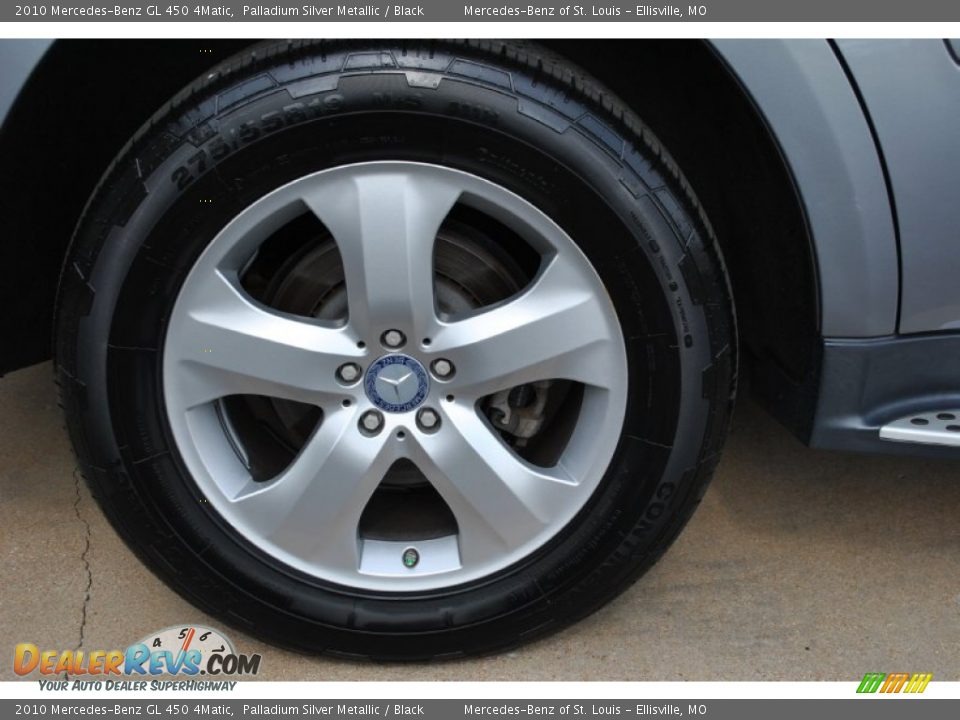 2010 Mercedes-Benz GL 450 4Matic Palladium Silver Metallic / Black Photo #10
