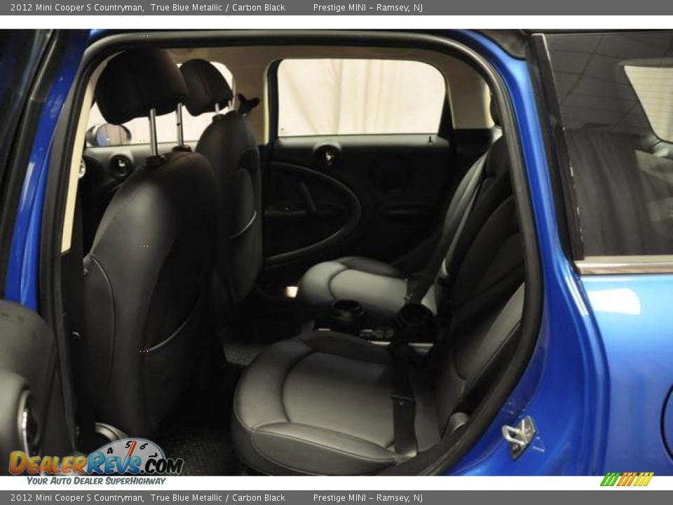 2012 Mini Cooper S Countryman True Blue Metallic / Carbon Black Photo #22