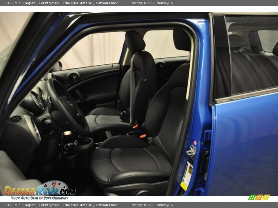 2012 Mini Cooper S Countryman True Blue Metallic / Carbon Black Photo #24
