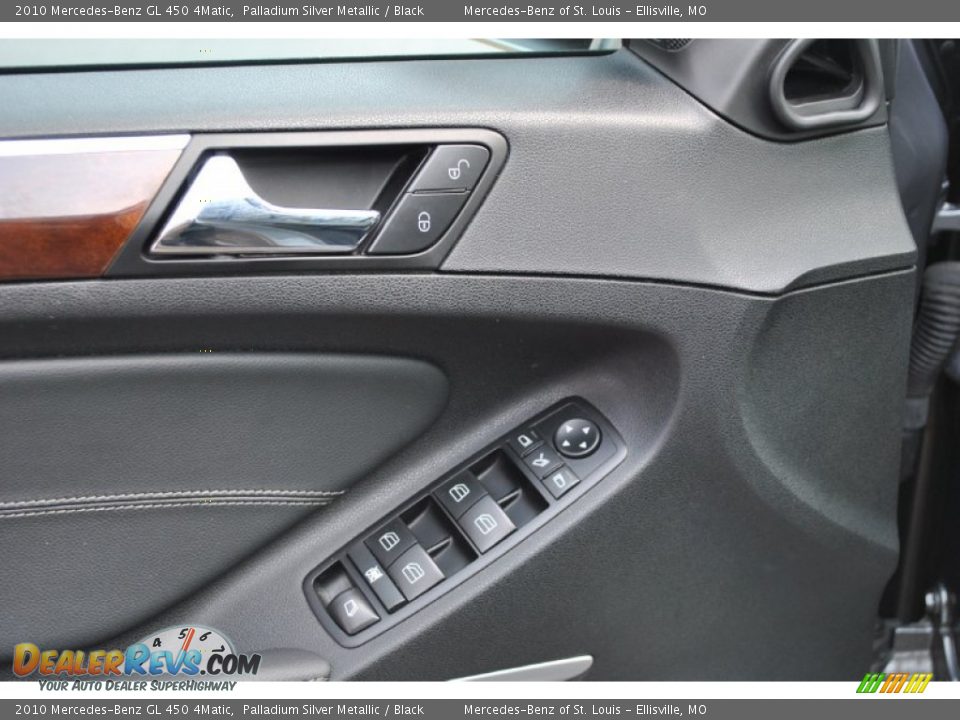 2010 Mercedes-Benz GL 450 4Matic Palladium Silver Metallic / Black Photo #17