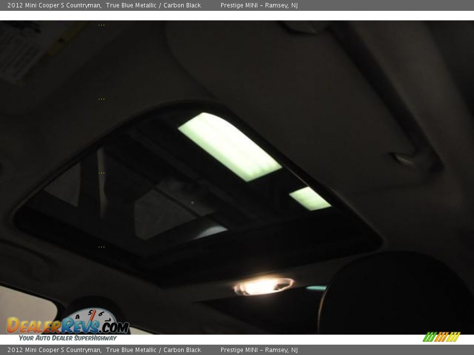 2012 Mini Cooper S Countryman True Blue Metallic / Carbon Black Photo #27