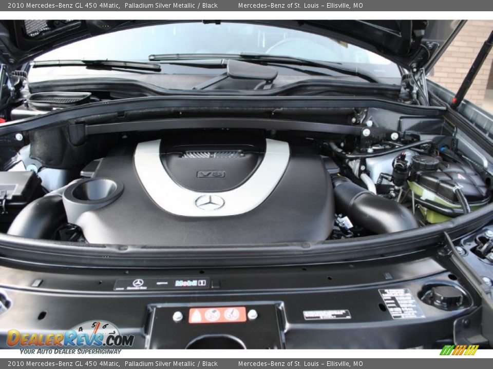 2010 Mercedes-Benz GL 450 4Matic Palladium Silver Metallic / Black Photo #20