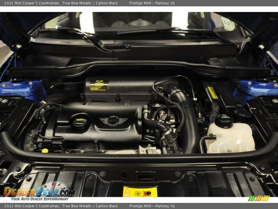 2012 Mini Cooper S Countryman True Blue Metallic / Carbon Black Photo #30