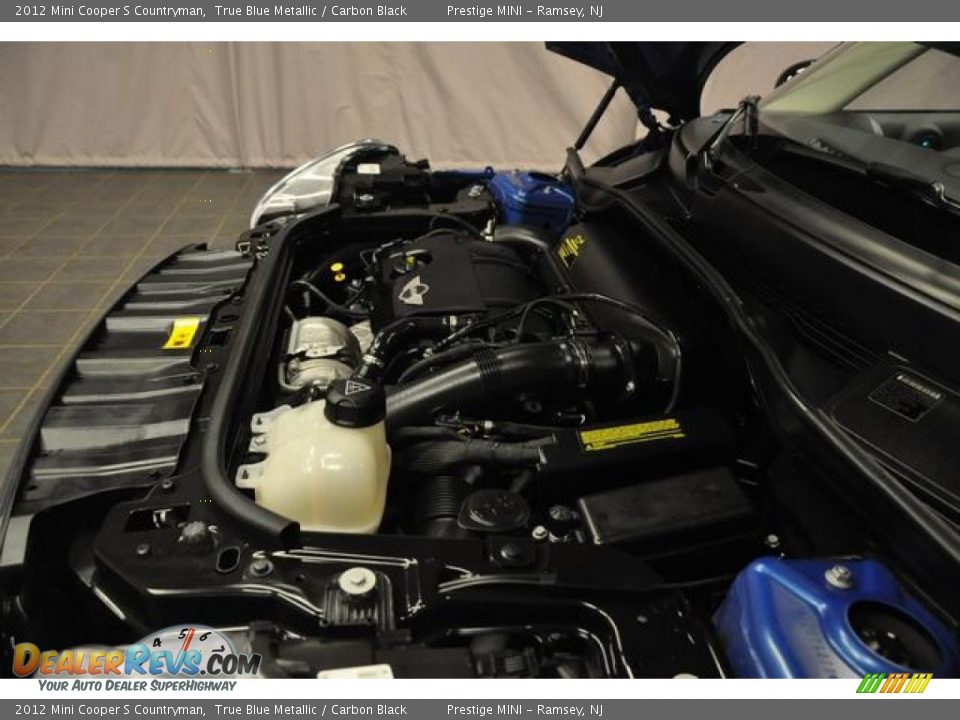 2012 Mini Cooper S Countryman True Blue Metallic / Carbon Black Photo #31