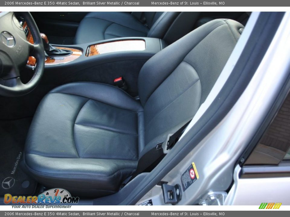 2006 Mercedes-Benz E 350 4Matic Sedan Brilliant Silver Metallic / Charcoal Photo #3