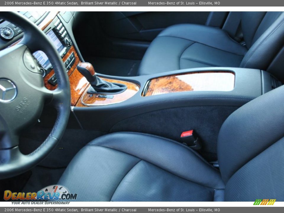 2006 Mercedes-Benz E 350 4Matic Sedan Brilliant Silver Metallic / Charcoal Photo #6