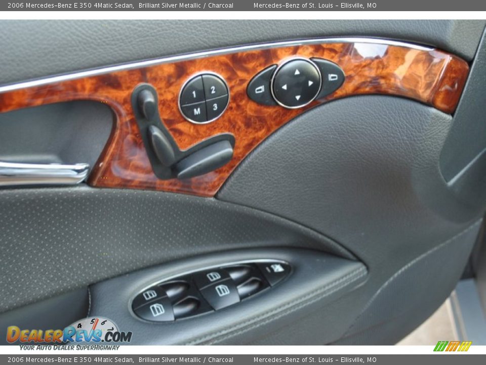2006 Mercedes-Benz E 350 4Matic Sedan Brilliant Silver Metallic / Charcoal Photo #8