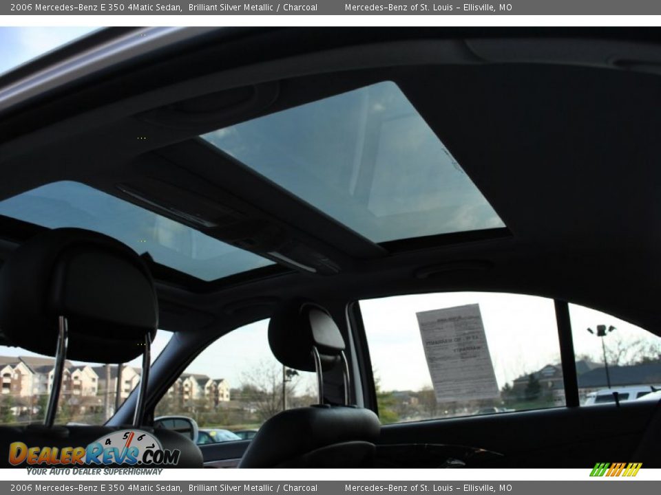 2006 Mercedes-Benz E 350 4Matic Sedan Brilliant Silver Metallic / Charcoal Photo #9