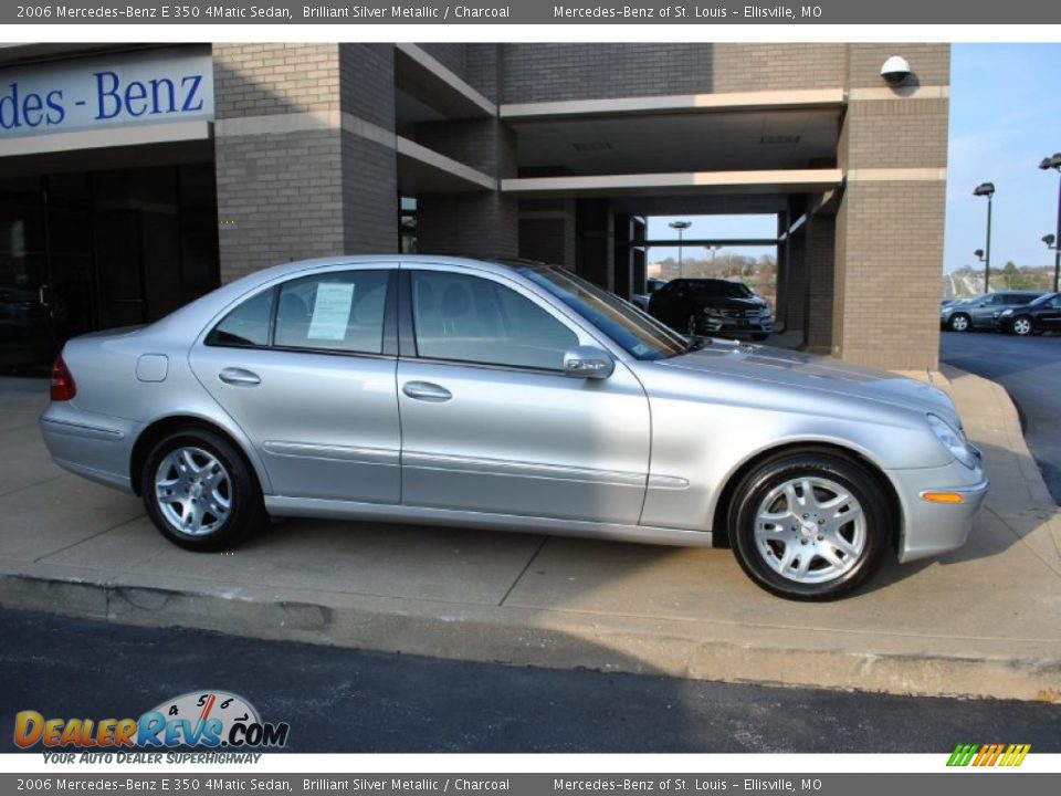 2006 Mercedes-Benz E 350 4Matic Sedan Brilliant Silver Metallic / Charcoal Photo #10