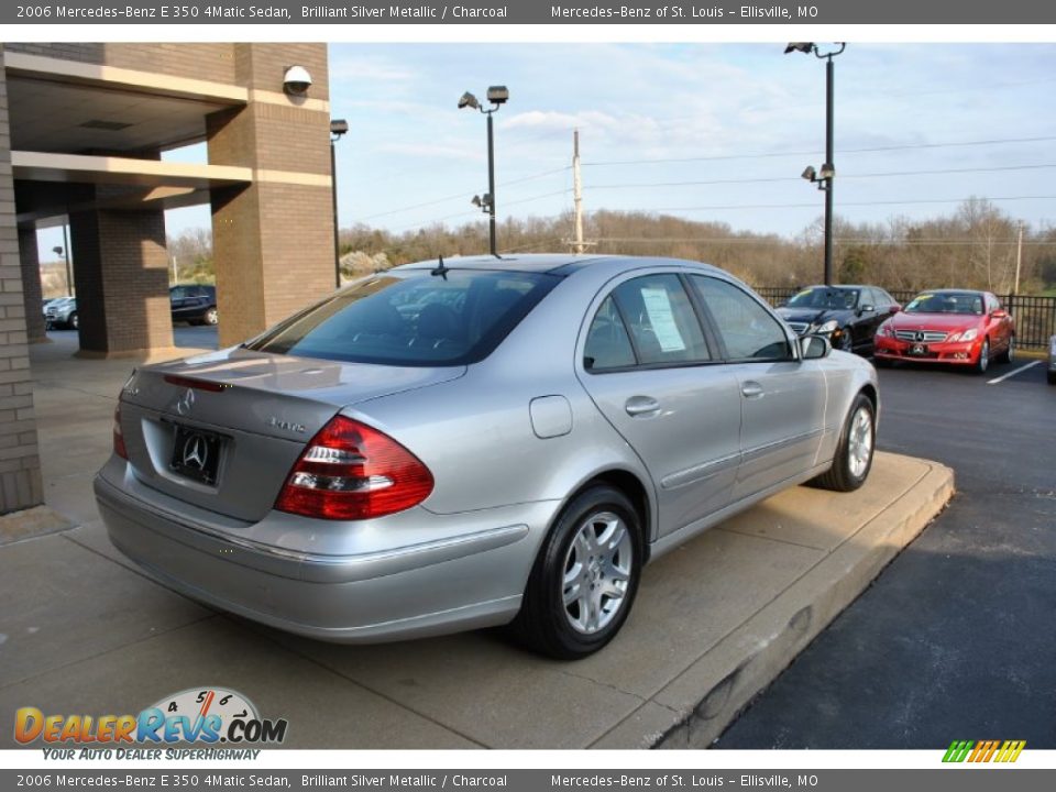 2006 Mercedes-Benz E 350 4Matic Sedan Brilliant Silver Metallic / Charcoal Photo #11