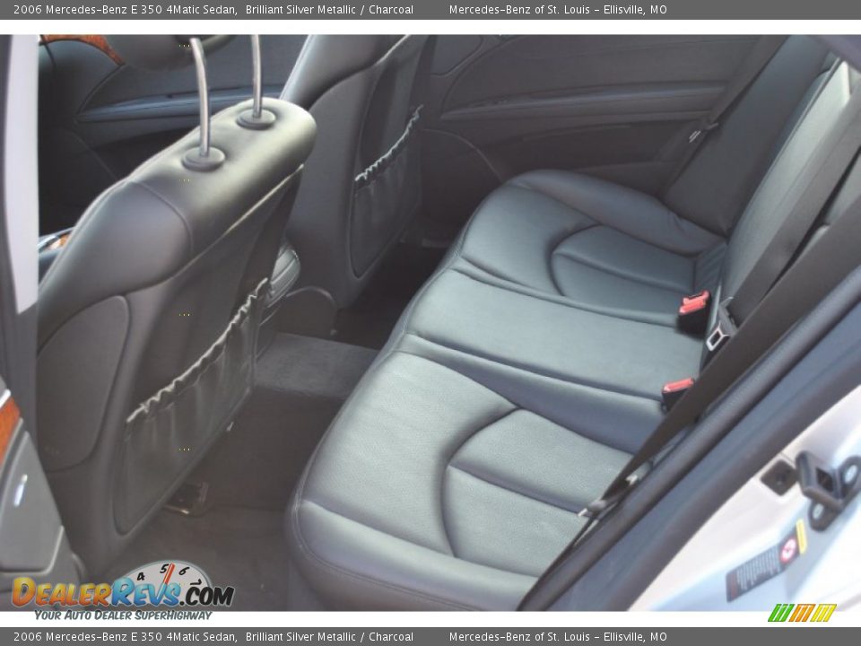 2006 Mercedes-Benz E 350 4Matic Sedan Brilliant Silver Metallic / Charcoal Photo #14