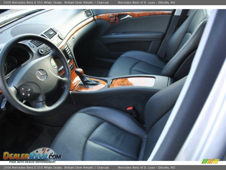 2006 Mercedes-Benz E 350 4Matic Sedan Brilliant Silver Metallic / Charcoal Photo #15